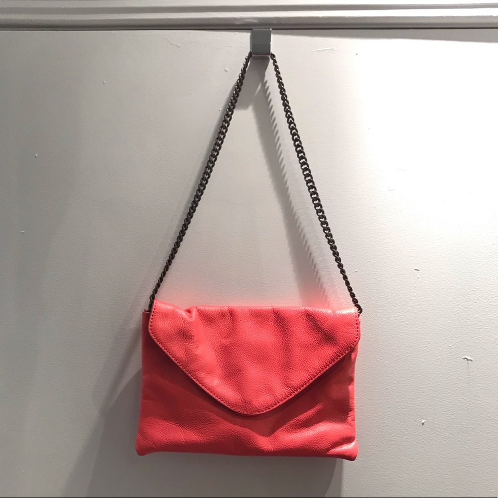 J. Crew Leather Envelope Bag